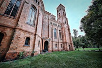 a large brick building