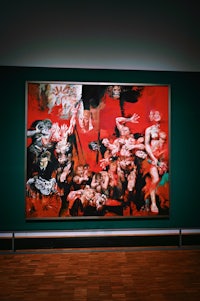 a painting on a wall